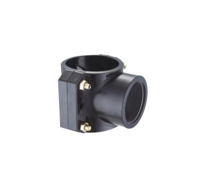 China Water Supply Plumbing Accessories PP Fittings PN16 PP Compression Fittings Saddle Clamp for sale