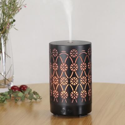 China Aroma 40 ã Ž ¡ Fashion Air Purifier Piercing Ultrasonic Oil Diffuser Aroma Cool Mist Humidifier with 7 Colored Led Light for sale