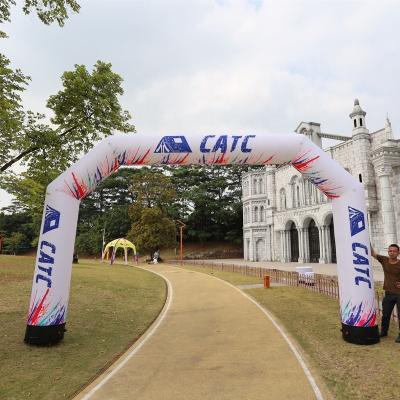 China Work with blower CATC 6x3.8x0.6m PVC Promotional Commercial Outdoor Sign Inflatable Arch Branded Inflatable Arch for sale