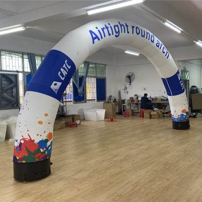 China Round Arch Inflatable Inflatable Gate Race Customized Inflatable Finish Line Line Start Arch For Race for sale