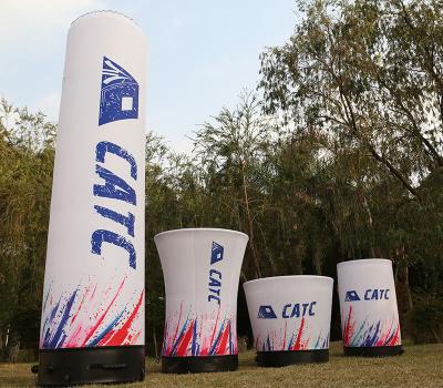 China Advertising Activities Customized Outdoor Inflatable Pillars Air Sealed Advertising Column Tubes for sale