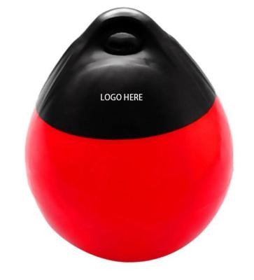 China Inflatable Display Vinyl Boat Buoy, White Boat Bouy Balls, 45CM Diameter for sale