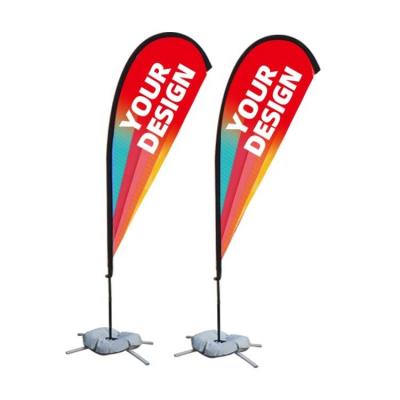 China Outdoor Display Feather Flag Flag For Promotion Custom Advertising Outdoor Beach Flags for sale