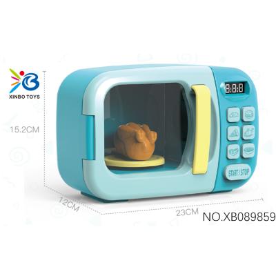 China Home Appliance Food Play Kids Kitchen Set Microwave Oven Toy Polymer Clay Plastic Oven Bake Toy Educational for sale