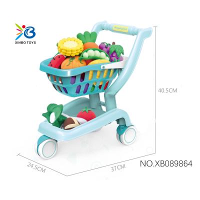 China Plastic Plastic Pretend Simulation Deluxe Kitchen Toys With 12color Healthy Cart Mud For Kids Play Kitchen Sets for sale