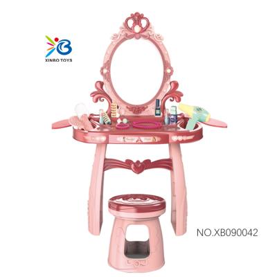 China Custom Kids Play For Girls Pink Dresser And Mirror Dresser Kids Dresser Toy XB090042 for sale