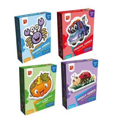 China Cartoon Toy Cartoon Educational Series Multiple Ranges Paper Puzzles Meaningful Toys for sale