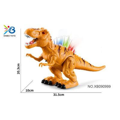 China Amazon hot selling dinosaur electric walking toy with dinasour new light healthy walking toy XB090999 for sale