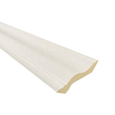 China Modern Simple PU Molding Baseboard Moldings Door And Window Trim Crown Molding Ceiling For Bedroom Decor Polyurethane Wall Molding for sale