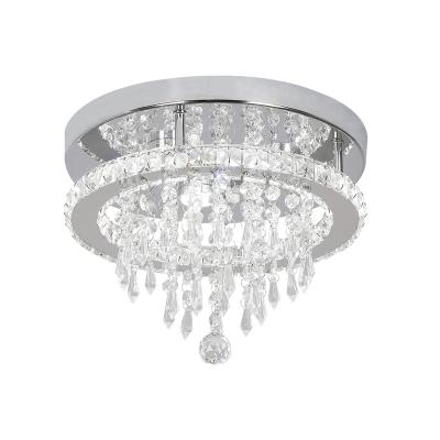 China China Wholesale Modern Indoor Decorative Flush Mount Crystal Chandelier for sale