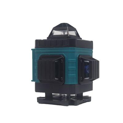 China Hot New 2021 360 Degree Self Leveling Green Beam Rotary16 Lines 4D Laser Level for sale