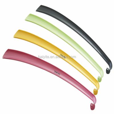 China 57cm plastic color long handle shoe horn for sale