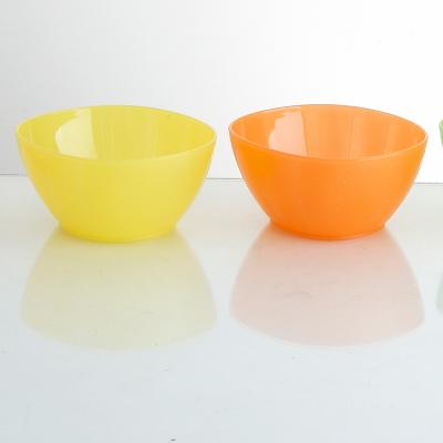 China Multicolor Customized Sustainable Reusable Plastic Soup Container Plastic Mixing Bowls Reusable Washing Plastic Bowls For Cooking for sale