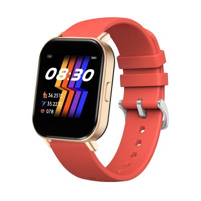 China R66 Touch Screen Temperature Wristband Smart Watch Wristband IP67 Body Temperature Wristband Waterproof Smart Watch for sale