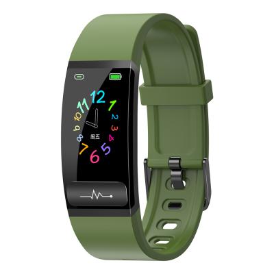 China Slim Smart Wristband Fitness Bracelet Auto Date Tracker With Boby Temperature Monitoring for sale