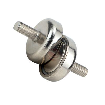 China Strong Industrial Magnet Wire-Male Mounting Magnets Stud Cup Ndfeb External Threaded Pot Magnet for sale