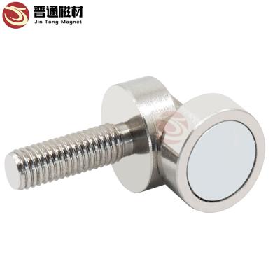 China Industrial Magnet Pot Magnet Screw With Wire For LED for sale