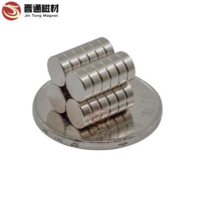 China Industrial Magnet 6X2 Sintered Rare Earth Neodymium Round N48SH/Custom N52 Magnets For Sale for sale