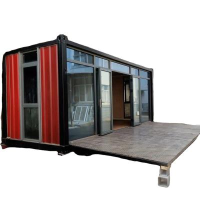 China Modern Prefab House With Light Weight Prefab Container House Modern Design Small Steel Structure Villa for sale