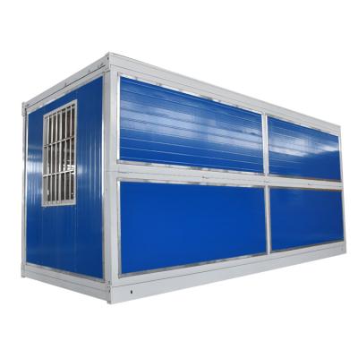 China Modern low cost lightweight steel foldable container office folding prefab house for sale for sale