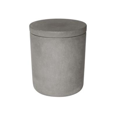 China Retro Modern Custom Colored Concrete Candle Jar Cement Candle Jars Luxury Candle Jars for sale