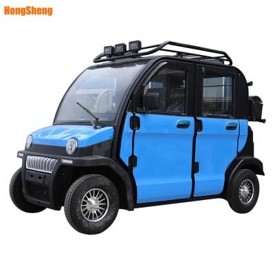 China Hot Sale 60V 1500W Electric Car With 4 Seats Auto Electric Car For Taxi 2600*1300*1650mm for sale