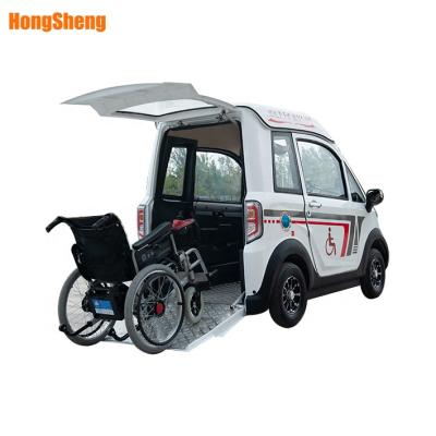 China closed four wheel electric scooter for disabled person electric car for wheelchair 1people for sale