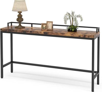 China 70.9 Inch Long Narrow Console Table Multifunctional Living Room Sofa Console Table, Hallway Rustic Industrial Narrow Table Wood Entry Side Table for sale