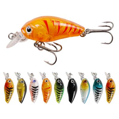 China saruna 4g/4.5cm LUSHAZER tp water abs water isca bass mega high quality plastic lure crank artificial bait for sale