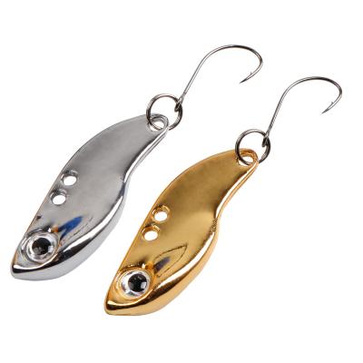 China Japanesa artificial metal isca LUSHAZER 3/4/5g Gold//silver fishing metal spoon ice jig vibe lure for sale