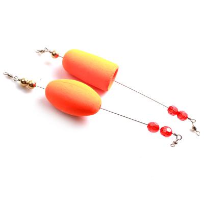 China Wholesale American EVA 4PCS/bag Red Mullet Corkfloat LUSHAZER Fishing Oval Stops Popa Type Fishing Gear Float Spot for sale