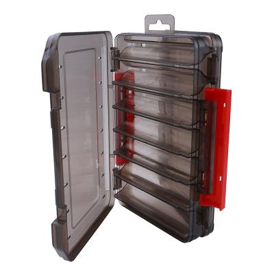 China LUSHAZER Fishing Tackle Box Tool Suitcase Multifunctional Fishing Tackle Box Set Storage Case 19.5*12*3.5cm /14*9.5*3cm Double Sided Lure Box for sale