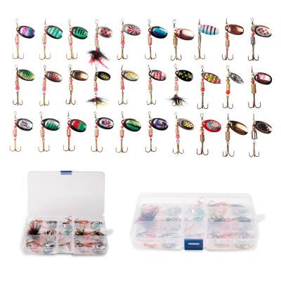 China With feather or new style not 2019 fishing bait metal trout spinner 2.5g-7g for sale