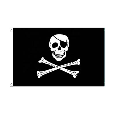 China FLY All Styles Pirate Flags 3x5ft Screen Printing Stock Flags Ready To Ship Flags for sale