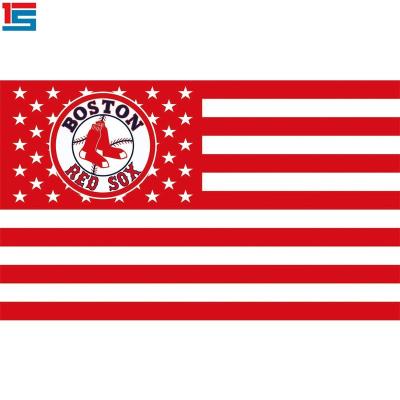 China Flag 3x5 MLB Banner FLY 100% Polyester 3 x 5 Boston Red Sox Feet for sale