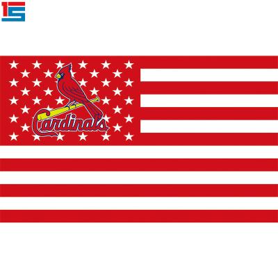 China 100% VOL Polyester St Louis Cardinals Flag MLB Banner for sale