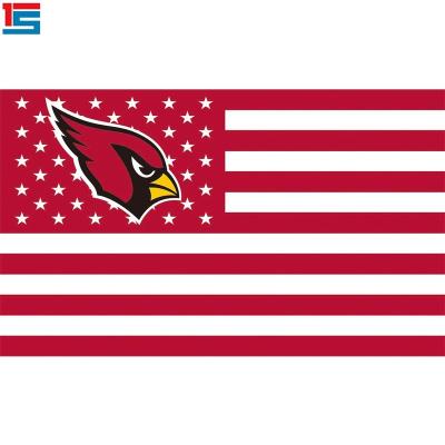 China Best Selling Competitive Price FLYING Customized Printed USA American NFL Arizona Cardinals Flag Banner for sale