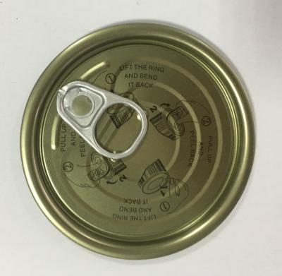 China All opening hot sale! Tuna fish easy open lids for food canning. Aluminum Easy Open Lids for sale