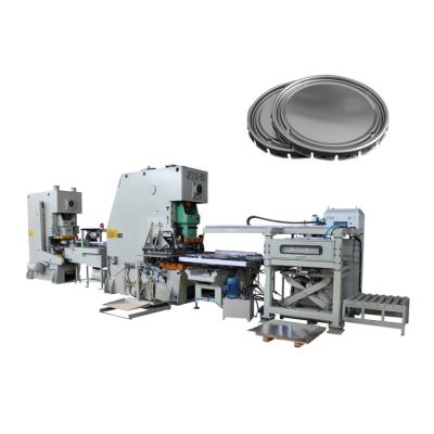 China Automatic Beverage C Press Buckets 18L Can Cover /cover /lid Making Machine Production Line for sale