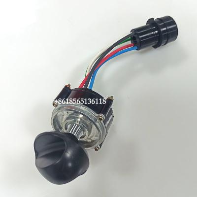 China 163-6710 1636710 Round Plug Throttle Knob Fuel Dial Switch For E312 E320 E320V2 Rotary Switch Excavator Parts zu verkaufen