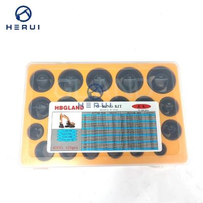 China 626PCS ZAXIS330 ZAXIS360LC ZAXIS450H ZAXIS360L O-Ring Box Rubber Repair Seal Kit for sale