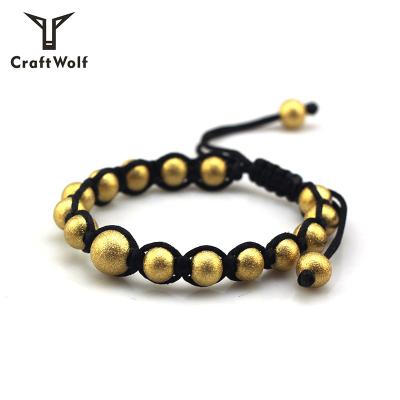 China High Quality Anti-allergic/No Rust/Craft Wolf Handmade Fashion Accessories Jewelry Stainless Steel Bead Bracelet for sale