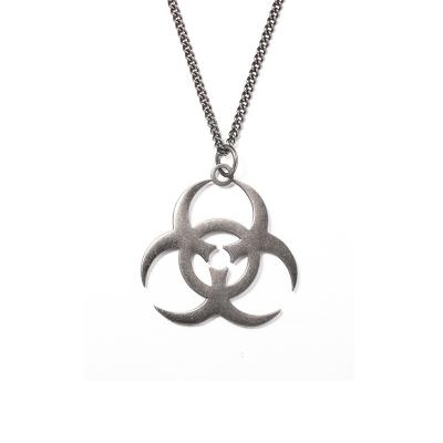 China High Quality Biohazard Evil Symbol Series Wolf Accessories Stainless Steel Resident Craft Pendant Necklace For Men Women Fashion for sale