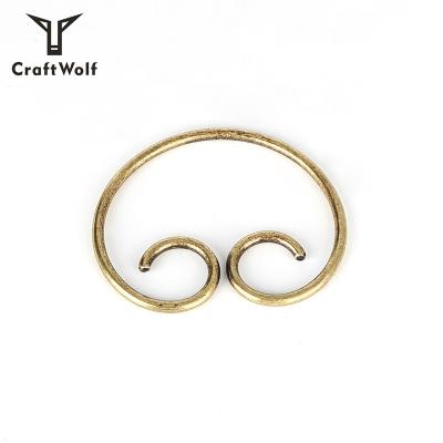 China 2019 Fashion High Quality Jewelry Claw Design Meaning Good Luck Personality Design Stainless Steel Main Holder Buckle For Car for sale