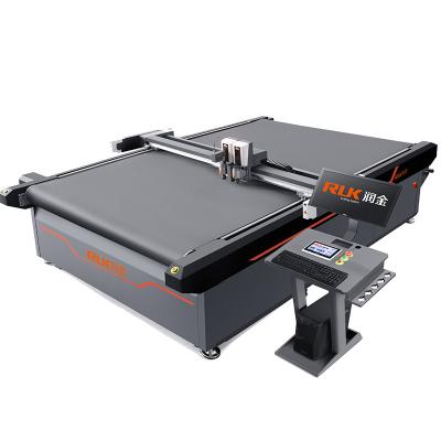 China CLOTHING Production Flatbed Leather Cutting Machine RUK Jewelry Box Cutter Digital Plotter for sale