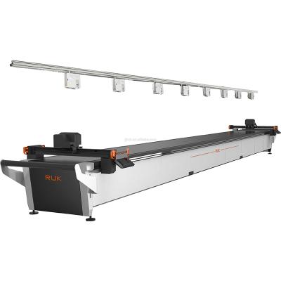 China RUK Hotels Digital Pajamas Cutting Automatic Carpet Cutting Machine Plotter Floor Wallpaper Fabric Cutter Flatbed Plotter for sale