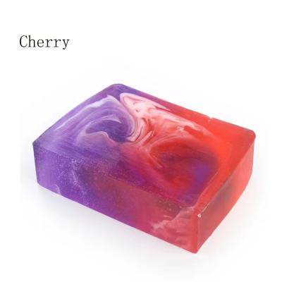 China Colorful Bar Skin Care Essential Oil Vegan Bath Rainbow Base Handmade Cleansing Whitening Soap for sale