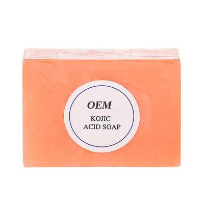 China Original Soap Wholesale Glutathione Philippines Private Label Acne Vitamin C Base Cleansing Handmade Whitening Kojic Acid Soap for sale