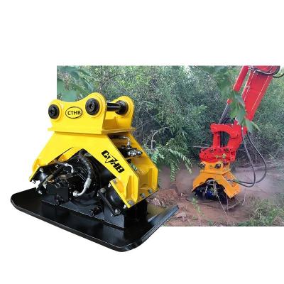 China Earthmoving Hydraulic Plate Compactor PC300 Yakai CTHB Hydraulic Vibratory Plate for sale