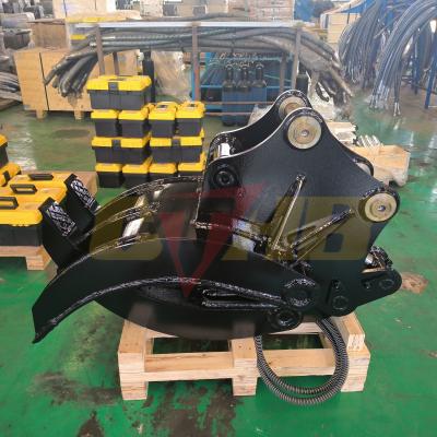 China Q235B/Q345B Wood Grapple Single Cylinder Hydraulic Log Grab For 6-10ton Excavator for sale